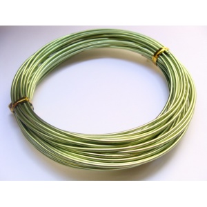 hliníkový drát, síla 1,5 mm, barva zelená, 1 m