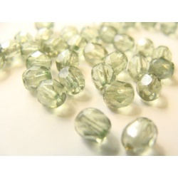 broušené perle, barva, 5 mm