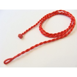 saténová šňůrka, skletená, 2 mm
