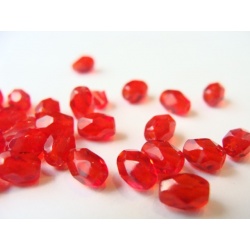 broušené perle, barva, 5 mm