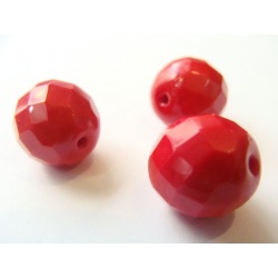 broušené perle, barva, 12 mm