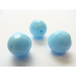 broušené perle, barva, 12 mm