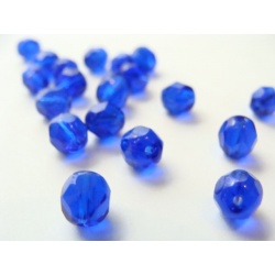 broušené perle, barva , 6 mm