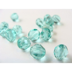 broušené perle, barva , 6 mm