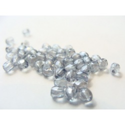 broušené perle, barva, 3 mm