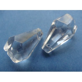 korálek, broušený, 18x11x11mm