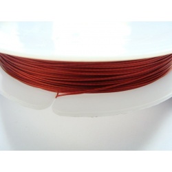 ocelové lanko, barva , šířka 0,38 mm